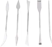 ANKROYU 5PCS Double-Ended Stainless Steel Sculpting Carving Tools, Stainless Steel Wax Clay Pottery Carving Modeling Sculpture DIY Craft Art Tools Set