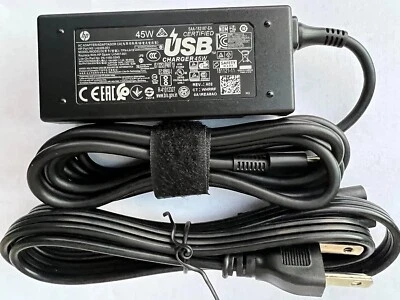 New HP EliteBook X360 1030 G3 TYPE C 45W 15V 3A USB-C AC Adapter Laptop Charger