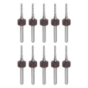 10pcs End Mill Bit 1.8mm Solid Carbide CNC Router Bits Engraving Cutter Tool