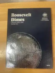 Official Whitman Coin Folder Roosevelt Dimes 1946-1964 Number 1