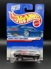 Hot Wheels 2000 First Editions ‘65 Corvette in Black 5SP Collector #079