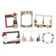 Boho Christmas Chipboard Frames