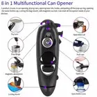Multi Functional Can Opener Tool with Stainless Steel and Safe Cutting