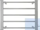 Pronti Heated Towel Rack Electric Bathroom Towel Rails Warmer Ev-90- Silver.