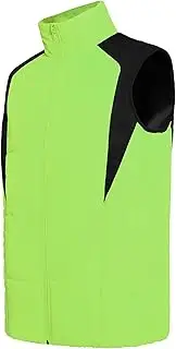[ISUSI] Hi Vis Strike Puffer Vest, Safety Workwear Vest, Stretch Side Panels, Uniform and Ready High Visibility Outerwear