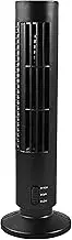 Tower Fan, Quiet Cooling Fan, 2 Modes, Bladeless Standing Fan for Bedroom, Standing Floor Fans, for Bedroom, Living Room and Office, Household Necessities, Summer Gifts /57 (Color : Black)