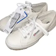 Superga Unisex 2750 Cotu Classic Canvas Lace-up Sneakers Ivory Sz M 4.5/W 6 NWT