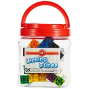 Learning Can Be Fun Linking Cubes Jar of 100