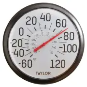 Taylor Precision Products 6700 13.25" Big and Bold Dial Outdoor Thermometer