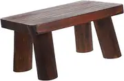 GAROZATION Old Man Step Stool Foot Stool Wood Ladder Bench Footstool Breastfeeding Chair Small Wood Bench Sensory Nursing Pillow Stairs Chairs for Table Wooden