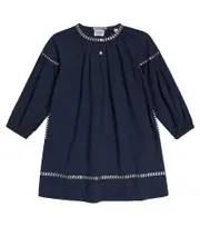 [Scotch & Soda Kids] Scotch & Soda Kids Embroidered cotton dress Y 14 blue