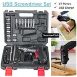 MINI ELECTRIC SCREWDRIVER SET, USB POWER TOOL KIT, CORDLESS