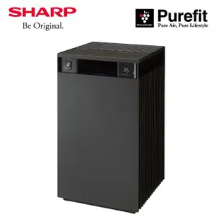 【SHARP 夏普】27坪 Purefit 空氣清淨機 檀木黑(FP-S90T-H)