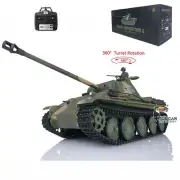 Henglong 1/16 TK7.0 Plastic RTR RC BB IR Tank 3879 German Panther G 360° Turret