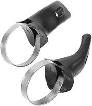 MOBUTOFU 1 Pair Bicycle Handle Handlebar Extension Cycling Handle Side Riser Mountain Bike Grip Handlebar Grips Bar End Extender Ends Cycling Equipment Bike Light Metal