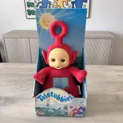 Vintage NEW 1998 Playskool Teletubbies 15” Talking Po Red Plush Tested Works