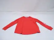 VOLCOM H3602200 USST MENS LONG SLEEVE TEE SHIRT RED X-SMALL