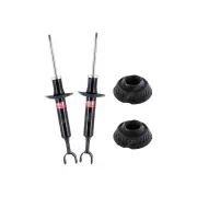 Pair Front KYB Shock Absorbers + Strut Mount Kit for Audi A4 B5 Audi A6 C5 95-01