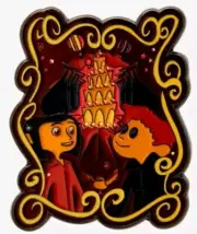 Stop-Motion Animated Film Coraline Coraline & Wybie Circus Enamel Pin New