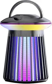 Gnats Light Indoor - USB Charging Low Noise Gnats Trap Outdoor - Multifunctional Silent Lighting for Home Patio Garden Backyard Porch Yard
