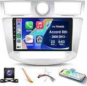 2+64G- for Chrysler Sebring 2006-2010 Touring Convertible Car Radio with Wireless Carplay/Android Auto,Android 13 Car Stereo 9" Touch Screen GPS WiFi Bluetooth FM Mirror Link +Backup Camera SWC