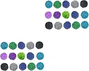 Luxshiny 2sets 15pcs Mixed Color Wicker Rattan Balls for DIY Crafting Creative Decorative Hanging Ornaments for Home Kindergarten Bar and Hotel Decor and Unique Tree Ball Decorations 15pcs*2