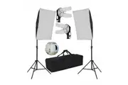 2200W Photo Studio Soft Box Continuous Light Video Softbox Lighting Stand Kit