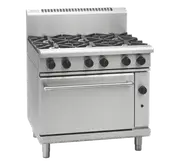 Waldorf 800 Series RNL8619G - 900mm Gas Range Static Oven Low Back Version
