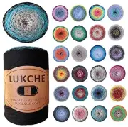 2mm Multicolor Cotton Macrame Cord 246 Yards (225 Mt) Premium 1 Skein 8010