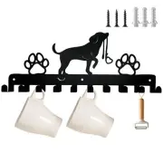 Key Rack Key Organizer Wall Mounted Hooks Metal Rack Black Dog Wall Hooks