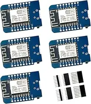 5Pcs D1 Mini NodeMcu ESP8266 ESP-12F WiFi Module Development Board Compatible with Arduino/WeMos D1 Mini