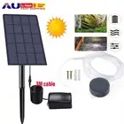 Solar Water Fountain Oxygenator Aquarium Pond Fish Tank Aerator Air Pump Oxygen