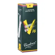 Vandoren Baritone Saxophone Reed - V16 Grade 4.0 - Box of 5