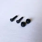 Door Lock Knob Pins Black Anodize Pair Ford Mustang GT Fastback Hardtop