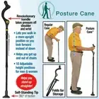 Retractable Adjustable Walking Stick Folding Posture Correcting Cane Lightweight