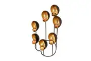 Shell Shape Tealight Black Gold Candle Holders
