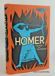 HOMER: THE ILIAD AND THE ODYSSEY Deluxe Hardcover Classics Edition Brand NEW