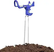 Fishing Pole Holders for Ground - Adjustable Catfish Rod Holder - Portable 360 Degree Rotation Metal Stand, Tackle Equipment for River Lake Shore Boat Kayak Beach