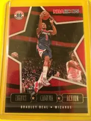 2020-21 NBA Hoops BRADLEY BEAL Lights Camera Action Insert #5 Wizards