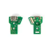 2 Pack USB Charging Port Board 12Pin Cable For JDS-040 Sony PS4 Pro Controller