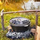 100% Cast Iron Cauldron + Cast Iron Lid, Uzbek, Tatar Kazan 100% Original BIOL