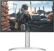LG 27UP550N-27 Inch Monitor with 4K UHD sRGB 98 percent IPS Display sRGB 98 percent , HDR 10, USB Type-C (Up to 90W Power Delivery), HDMI, AMD Freesync, White