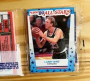 1989-90 Fleer Basketball Rack Pack Larry Bird Sticker Back