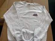 Delta Tau Delta Ash Gray Crewneck Sweatshirt w/Embroidered Letters sz XL