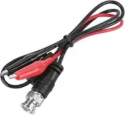 RIZGHWOY 2Pcs Oscilloscope Test Probe Lead Cable BNC Plug Q9 to Clamp/Holder 0.5m for School and Electronic Factory