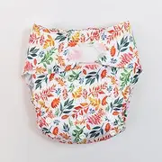Monarch Ultimate Wipeable Cloth Nappy with Hook and Loop Closure, Four Seasons