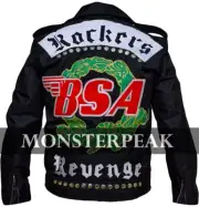 George Michael BSA Faith Rockers Revenge Black Cordura Jacket, All Sizes