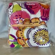 Vera Bradley Cozy PLUSH Throw Blanket CLEMENTINE Pink FLORAL RARE NWT New SEALED