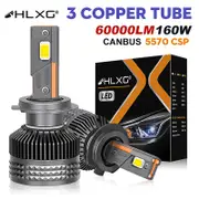 -60000lm H7 Led Canbus Car Headlight Super Hb4 H11 H4 H1 9012 Hb3 9005 9006 H8 Lights Plug-n-play Hlxg Bulbs 160w 6000k Auto Lamp