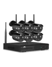[UL-Tech] Wireless CCTV Security System 8CH NVR 6 Bullet 3MP Cameras